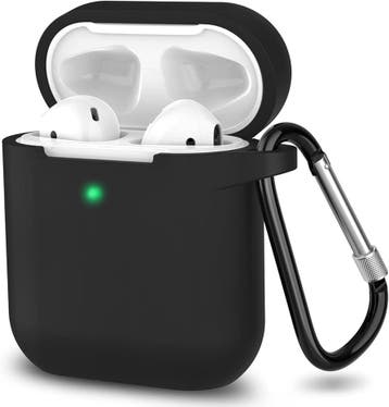Silicone Case - Apple Airpods 2019  - Zwart (Hoesjes), Verzenden, Nieuw