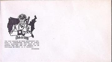 Amerikaanse envelop WWII (lijst optie), Verzenden