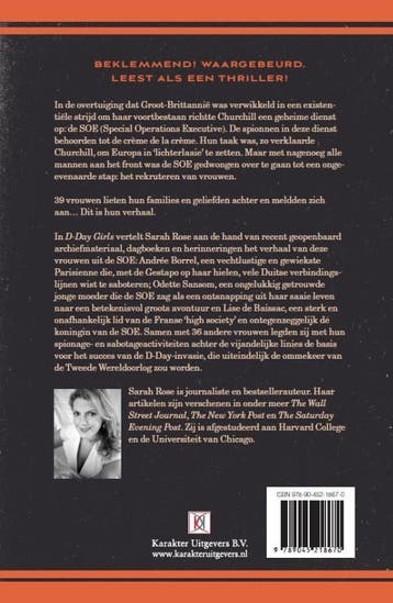 D-Day Girls 9789045218670 Sarah Rose, Verzenden, Gelezen, Sarah Rose