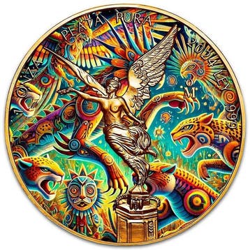 Mexico. 1 Onza 2024 - Libertad Los Alebrijes Colorized