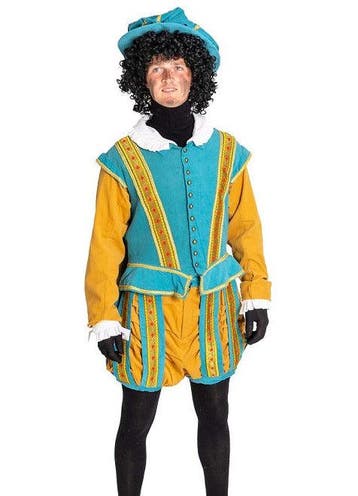 Pietenpak Amsterdam Rib Turquoise Oker - XS, Verzenden, Nieuw