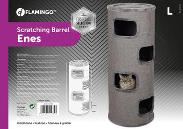 Krabton Flamingo Enes L Grijs – Grote Krabton voor Katten., Verzenden, Nieuw