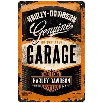 Harley-Davidson genuine garage reclamebord, Ophalen of Verzenden, Nieuw