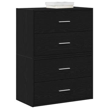 vidaXL Kasten met 2 lades 2 st 60x31x40 cm bewerkt hout, Kinderen en Baby's, Verzenden, Nieuw