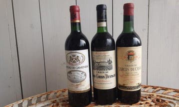 1985 Chateau de Camensac;1970 Chateau Grand Corbin, Nieuw