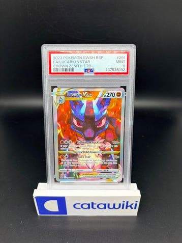 Pokémon - 1 Graded card - Lucario VSTAR SWSH291 PSA 9 -, Nieuw