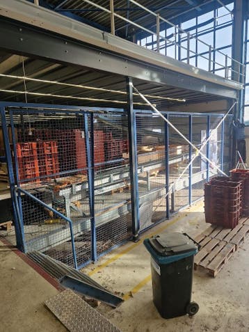 Industrieel Indoor Hekwerk / Veiligheidsafrastering met 2, Ophalen of Verzenden, Gebruikt