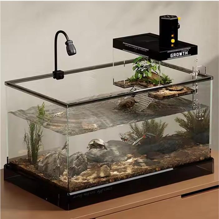 Over Tank Schildpad Basking Platform – Aquarium Ramp Dock Turtle photo 8
