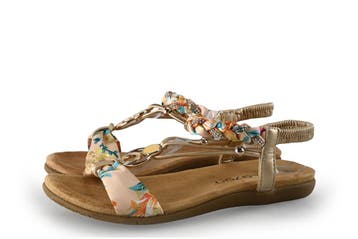 Dolcis Sandalen in maat 38 Goud, Dolcis, Overige kleuren, Verzenden, Sandalen of Muiltjes