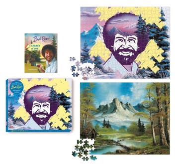 Bob Ross 2-In-1 Double-Sided 500-Piece Puzzle | Nieuw, Ophalen of Verzenden, Nieuw, Robb Pearlman