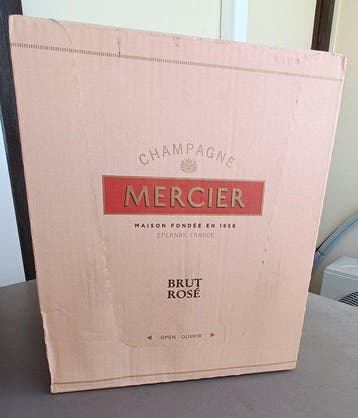 Mercier - Champagne Rosé, Brut - 6 Flessen (0.75 liter), Verzamelen, Nieuw