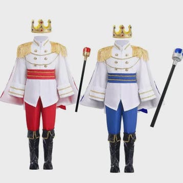 Jongens Prins Kostuum 7-delig - Middeleeuws Koningskostuum v, Verzenden, Nieuw