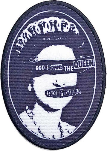 Sex Pistols - God Save the Queen patch officiële merchandise, Verzamelen, Ophalen of Verzenden, Nieuw, Kleding
