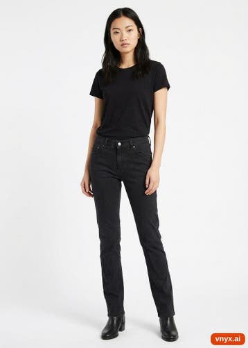 Levis Jeans Dames maat WW25 / L30 Zwart Vintage, Ophalen of Verzenden, Nieuw