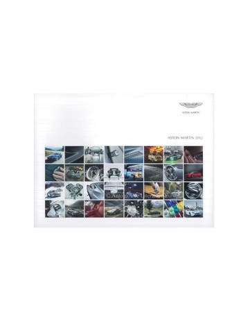 2012 ASTON MARTIN PROGRAMMA BROCHURE FRANS, Nieuw, Author