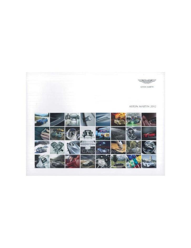 2012 ASTON MARTIN PROGRAMMA BROCHURE FRANS, Boeken, Auto's | Folders en Tijdschriften
