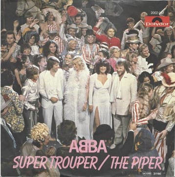 vinyl single 7 inch - ABBA - Super Trouper / The Piper, Verzenden, Zo goed als nieuw, 7 inch, Pop