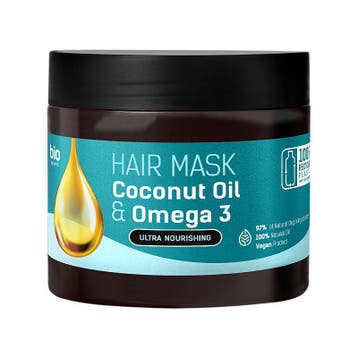 Natuurlijke Kokosolie en Omega-3 haar Masker - sterk haar, Nieuw