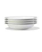 HEMA Diep bord Ø22.5cm Alledag porselein wit - 4 stuks, Huis en Inrichting, Keuken | Servies, Verzenden, Nieuw