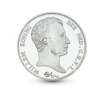 Herslag zilveren Koning Willem I 3 gulden munt uit 1817, Verzenden