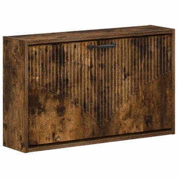 vidaXL Wandgemonteerde Schoenkast HOORN 71 x 17 x 43 cm, Verzenden, Nieuw