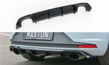 Diffuser Seat Leon Cupra FR 5F Maxton Design glans zwart, Ophalen of Verzenden, Nieuw