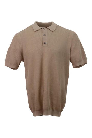 Profuomo Polo in maat L Beige, Verzenden, Zo goed als nieuw, Overige kleuren, Profuomo