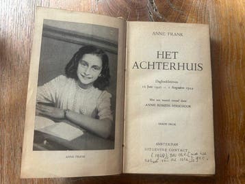 Anne Frank - Het Achterhuis - 1947-1948, Antiek en Kunst, Antiek | Boeken en Bijbels