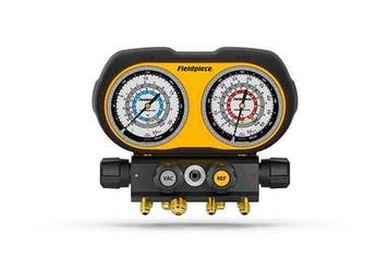 Analoge 4-Weg Manifold voor R410A, R454B, R32 en R22, Verzenden, Nieuw in verpakking