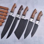 Keukenmes - Hout, D2 staal met poedercode. - Japan -