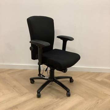 Opnieuw gestoffeerd Haider bioswing 550 ergonomische, Gebruikt, Zwart, Ophalen of Verzenden, Bureaustoel