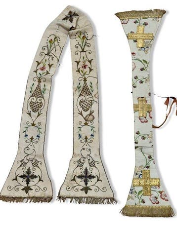 Lot van een manipolo en een stola. (2) - Textiel - 1920-1930