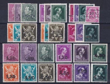 België 1946 - Uitgifte Van Acker lokale opdrukken -10%,, Gestempeld
