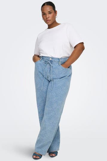 ONLY jeans bloemen 32 inch Maat:, Verzenden, Nieuw, Overige kleuren