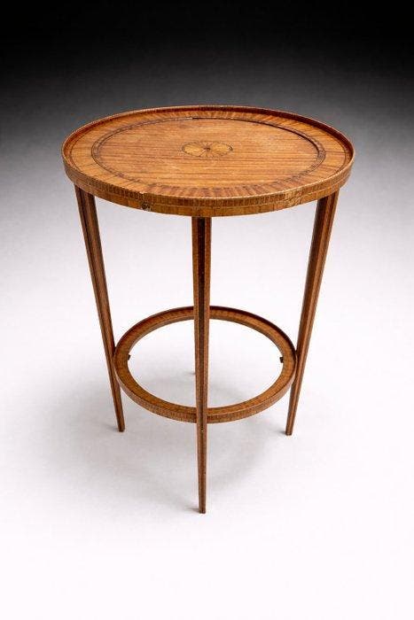 Bijzettafel - Satijnhout - Louis XVI bijzettafel, Antiek en Kunst, Antiek | Overige Antiek