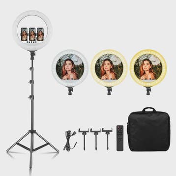 18 Inch Ring Light LED Lamp met Verstelbaar Statief & Telefo, Verzenden, Nieuw