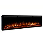 EVIQ Elektrische sfeerhaard Diamond 72 inch – 182 cm, Verzenden, Nieuw, Elektrische haard