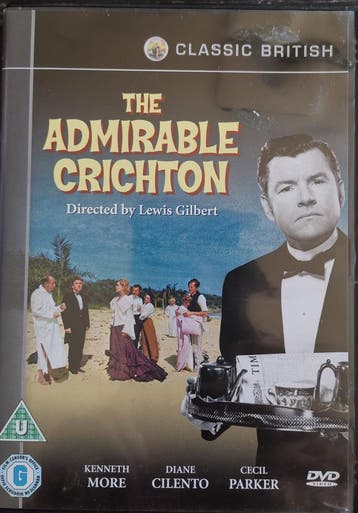 Admirable Chrichton (Lewis Gilbert)         Gratis verzenden, Vanaf 6 jaar, Verzenden, Zo goed als nieuw, Komedie