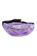 Heuptasje Lila Holografisch Klein Crossbody Tasje Iridescent, Ophalen of Verzenden, Nieuw, Overige kleuren, Overige typen
