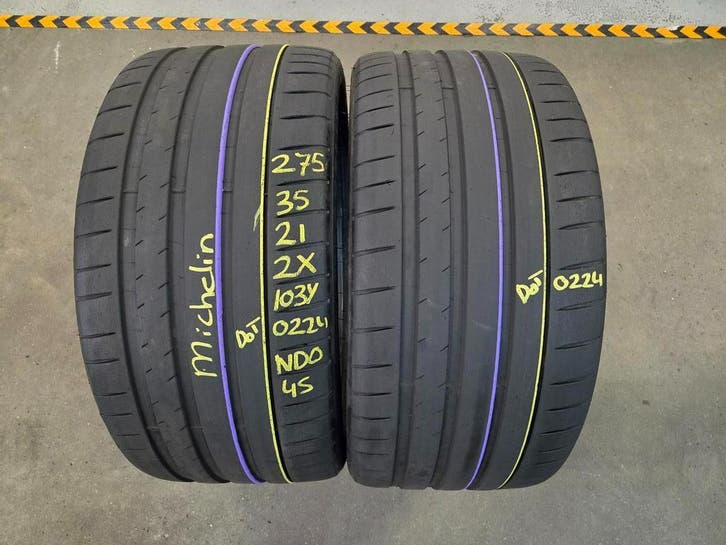 275/35/21 103Y NDO MICHELIN ZOMERBANDEN 6,4MM PROFIEL 2X, Auto-onderdelen, Banden en Velgen, 21 inch, Erkend duurzaam, Zomerbanden