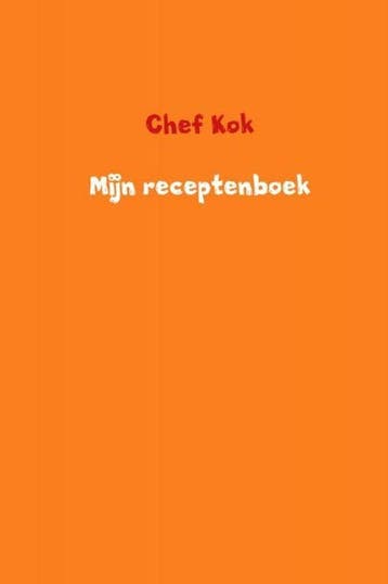 9789402192001 Mijn receptenboek Chef Kok, Boeken, Verzenden, Nieuw, Chef Kok