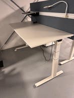 Palmberg Crew zit-sta bureau wit showroommodel, Vergader- of Presentatieruimte, Ophalen of Verzenden, Gebruikt, Bureau