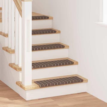 vidaXL Zelfklevende Trapmatten 15 st 65 x 21 x 4 cm Non-Slip, Verzenden, Nieuw