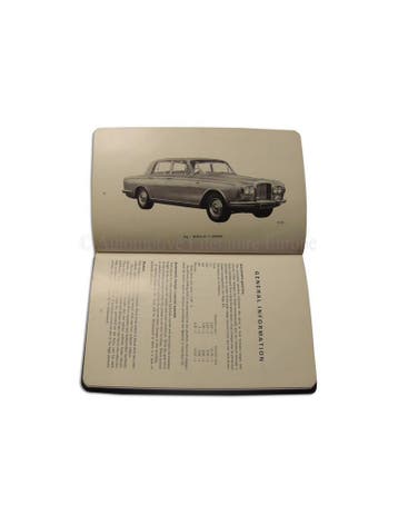 1965 BENTLEY T TYPE INSTRUCTIEBOEKJE ENGELS, Auto diversen