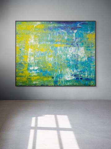 Sandra Glaser - Lagoon - XXL, Antiek en Kunst