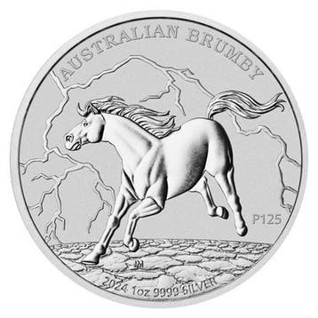Australië. 1 Dollar 2024 1 oz $1 AUD Australia Silver Brumby