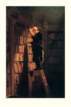 Kunstdruk Carl Spitzweg - Der Bücherwurm 61x91cm, Verzenden, Nieuw