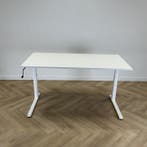Ahrend slingerbureau 160x80 cm,  wit - Gratis Bezorging, Huis en Inrichting, Bureaus, Ophalen of Verzenden, Gebruikt