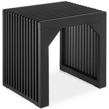 Hocker/zitbank Ribb, lamellenlook, belastbaar tot 350 kg, Verzenden, Nieuw