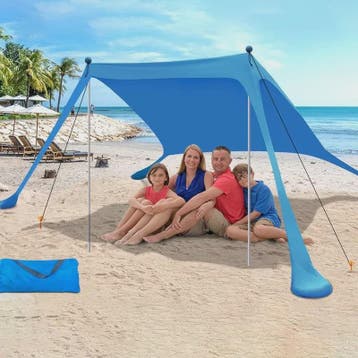 Pop-Up Strandtent met UV-bescherming UPF 50+ | Ultralichte Z, Caravans en Kamperen, Verzenden, Nieuw